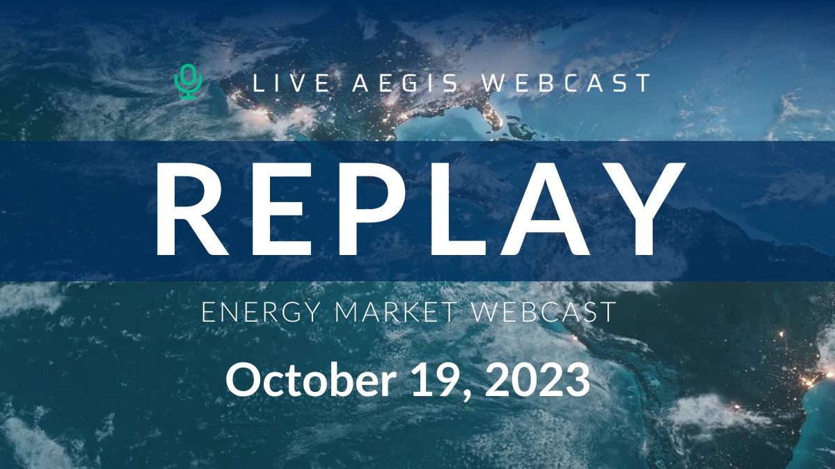 October Webcast Save the Date transportation oil and gas and renewable energy